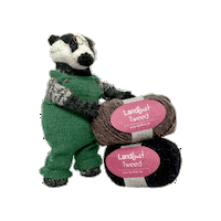 Landlust knitting wool badger stricken Sticker