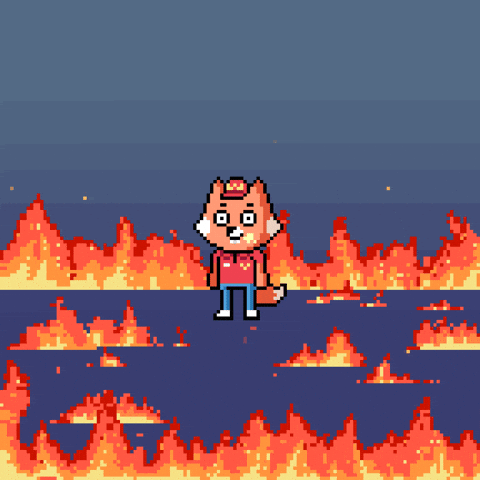Its Fine Pixel GIF by Fox Fam