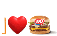 Burger Sticker by Dairy Queen Canada