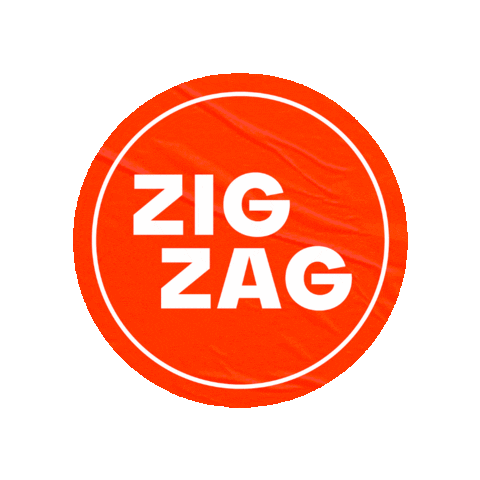 Zig Zag Sticker by Sharebox