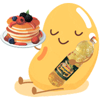 ankhold good morning tasty pancakes yammy Sticker