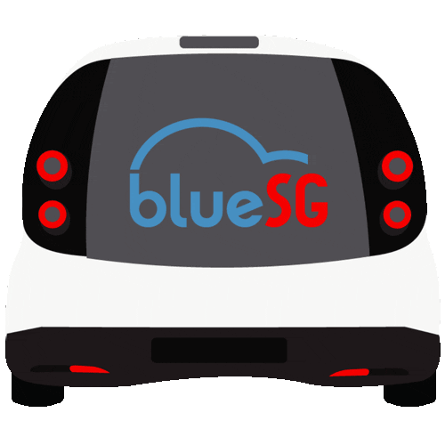 Car Rental Singapore Sticker by BlueSG