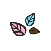 Pride Leaves Sticker by Lily's Kitchen