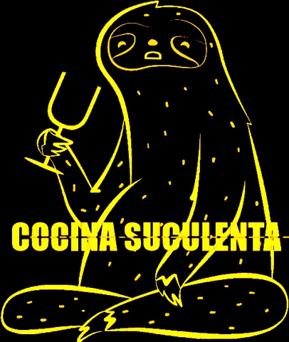 Slothful GIF by Restaurante Suculenta