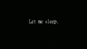 sad black and white GIF
