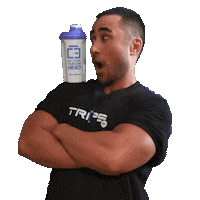 Triceps smile look smiling pointing Sticker