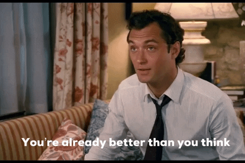 kawidman hot flirty jude law the holiday GIF