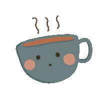 Tea Cup Coffee Sticker