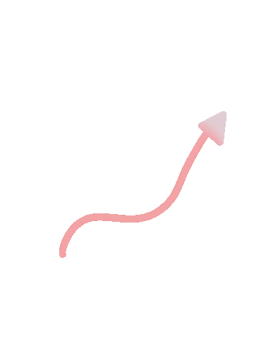 Shusarts pink swipe up arrow up Sticker