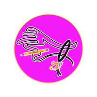SensationNY hand pencil handwriting sensation Sticker
