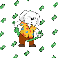 Pay Day Money Sticker by BoDoggos