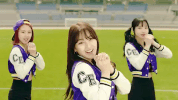 k-pop cheerleader GIF