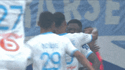Happy Football GIF by Olympique de Marseille