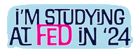 FedUni federation university feduni feduni24 Sticker