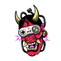 inzano game tokyo japon demonio Sticker