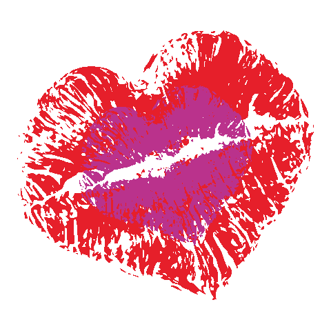 LesVixens love dance heart party Sticker