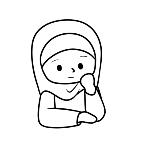 Sleepy Girl Sticker