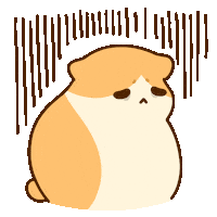 Sad Sticker by Bichi Mao