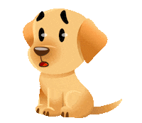 dog love Sticker by Chummy Chum Chums