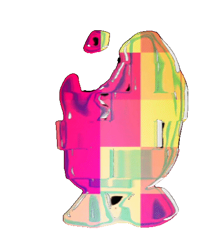 Glitch Emoji Sticker by #BASILIO