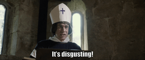 disgusted fred armisen GIF by The Little Hours Movie