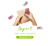 inisiatifzakat izi gajian zakat sedekah Sticker