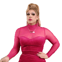 Shocked Pink Sticker