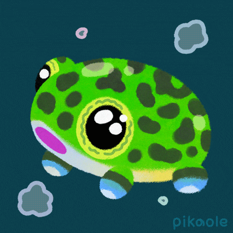 Frog GIF by pikaole