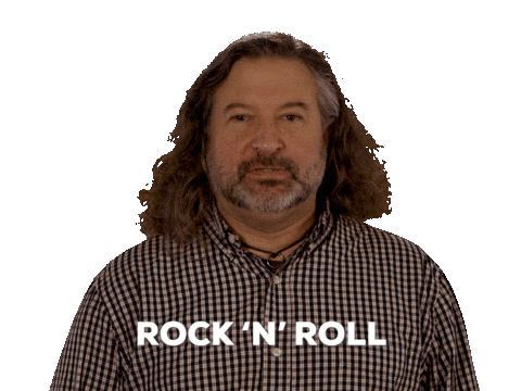Rock N Roll Sticker by GIPHY IRL
