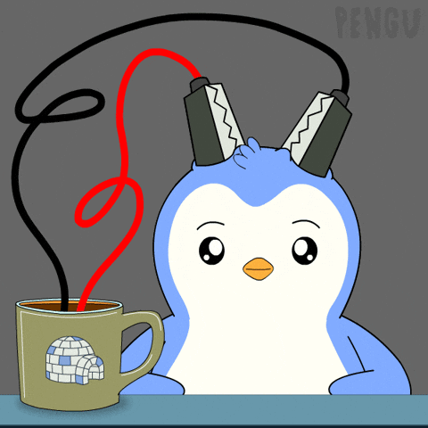 Charging Good Morning GIF by Pudgy Penguins