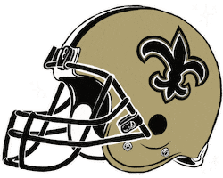 Nfl Helmet Sticker by New Orleans Saints