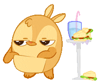 Hungry Fast Food Sticker by Bibi.Pet