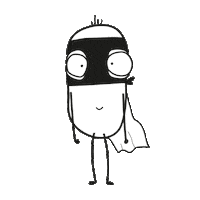 Eyes Help Sticker by Quipster