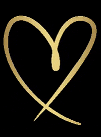 OrganisedStyleLiving love heart style gold GIF