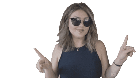 ashbrandingco giphyupload sunglasses happydance happygirl Sticker