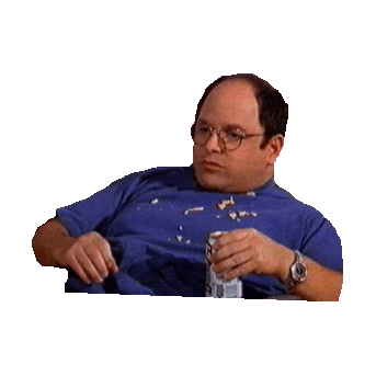 George Costanza Seinfeld Sticker by imoji