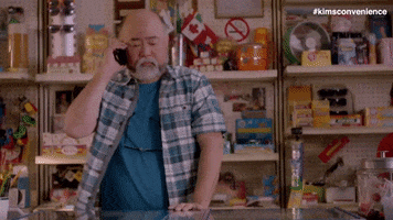 Eavesdropping Phone Call GIF by Kim's Convenience