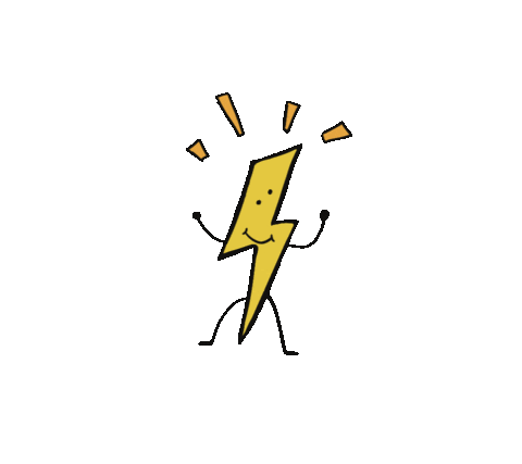 Energy Lightning Sticker