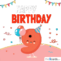 Happy Birthday Sticker by TheEcards.com