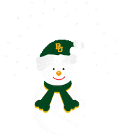 Snow Day Sticker by Baylor University