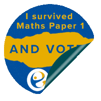 Leaving Cert Sticker by The Electoral Commission