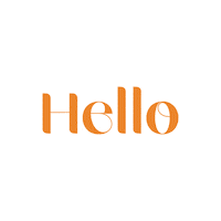 Design Hello Sticker