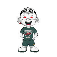 Minnesota Wild Sticker by Zhot Shop