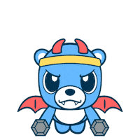 Fitness Bear Sticker