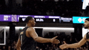 High Five College Basketball GIF by Northwestern Athletics