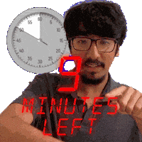 9 Minutes Sticker