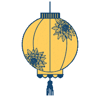 Chinese Lantern Good Luck Sticker by Chinatown London