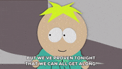 happy butters stotch GIF by South Park 