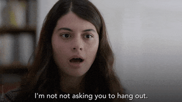 Hang Out Reaction GIF by Freeform's Single Drunk Female