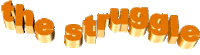 struggling the struggle Sticker by AnimatedText